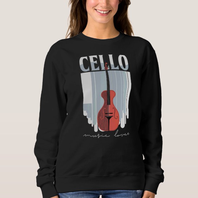Moletom Cello Music Cellist Músico Cello Player Orchest (Frente)