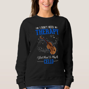 Moletom Cello Therapy Cello Player Cellist