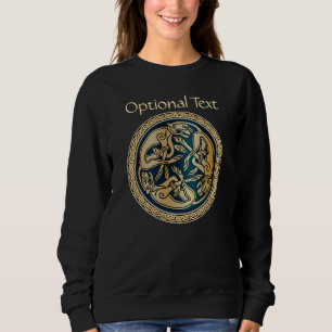 Moletom Celtic Wolf Knotwork Triad