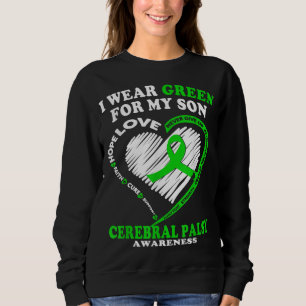 Moletom Célula Cerebral Para Pai Mãe - Eu Visto Verde Para