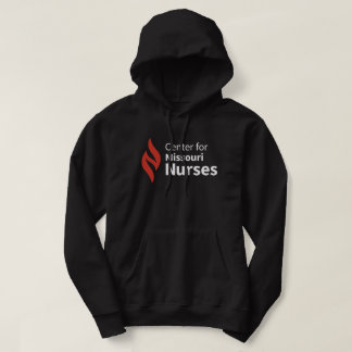Moletom Center for Missouri Nurses Black Hoodie