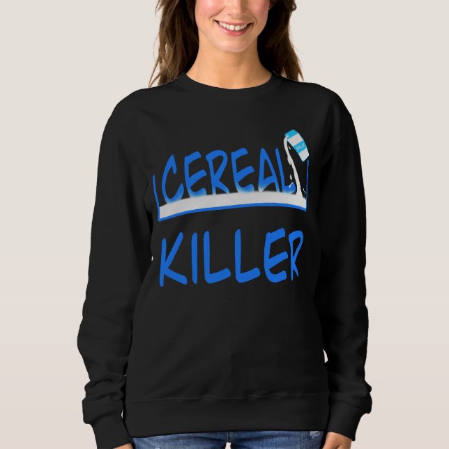 Moletom Cereal Killer Funny Breakfast Pun Design (Frente)