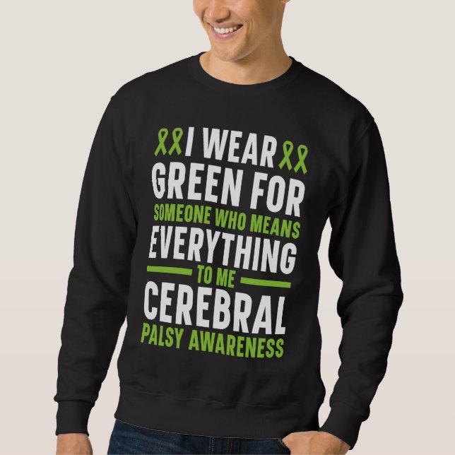 Moletom Cerebral Palsy Support Squad Awareness Ribbon (Frente)