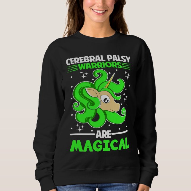 Moletom Cerebral Palsy Warriors Are Magical Unicorn (Frente)