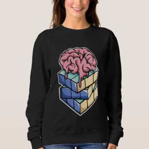 Moletom Cérebro no Cubo Mágico Speed Cubing Cuber's