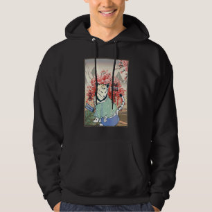 Moletom Cereja Japonesa Trabalho de arte de Gato Bonito