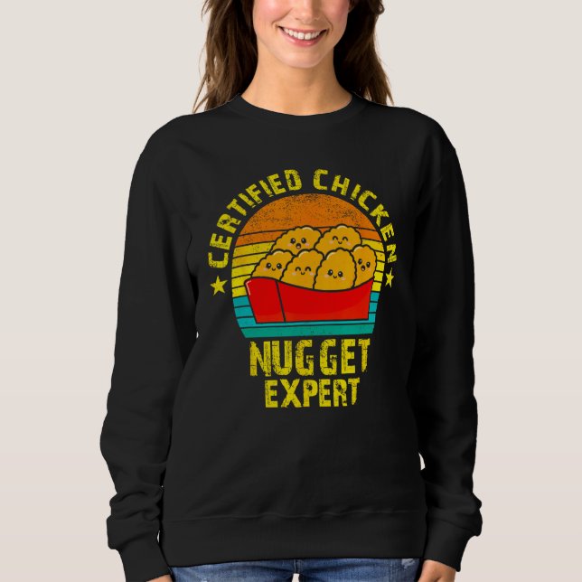 Moletom Certified Chicken Nuggets Expert Fried Food (Frente)