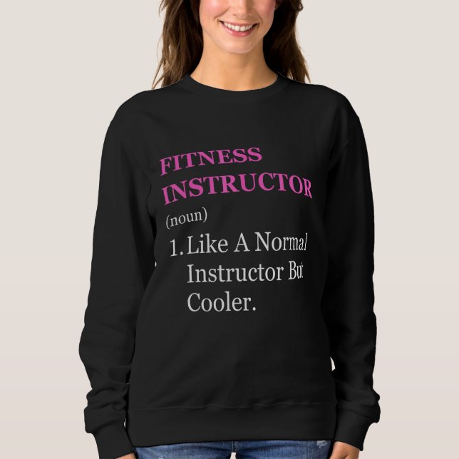 Moletom Certified fitness instructor appreciation dance gy (Frente)