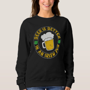 Moletom Cerveja É Melhor Em Irish Pub Engraçada St Patrick