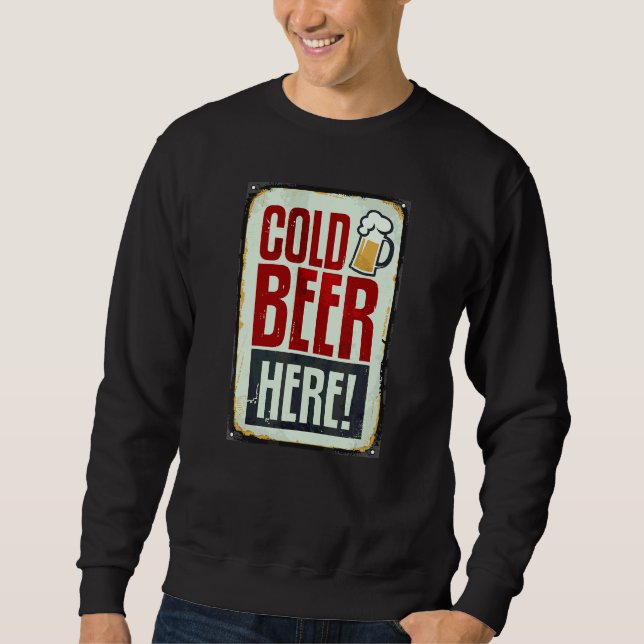 Moletom Cerveja Fria Bebendo Aqui (Frente)