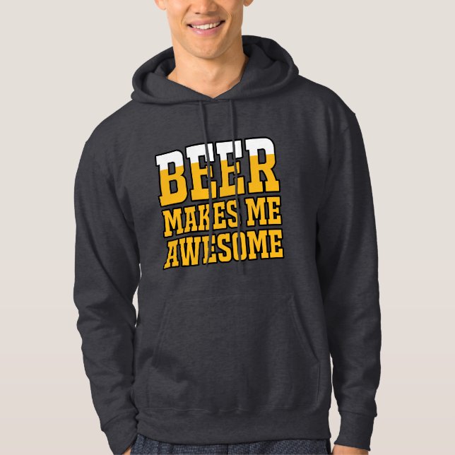 Moletom Cerveja me torna incrível (Frente)