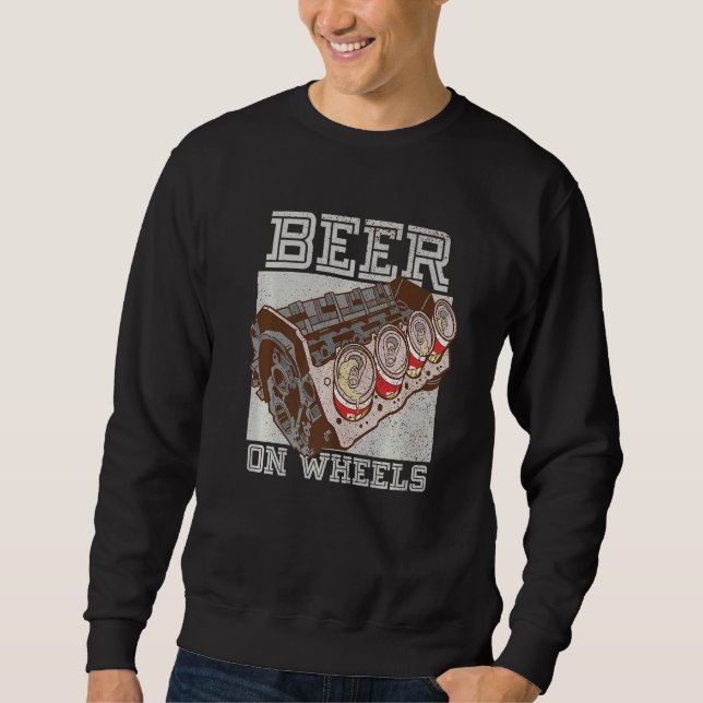 Moletom Cerveja Sobre Rodas Cerveja Bebendo (Frente)