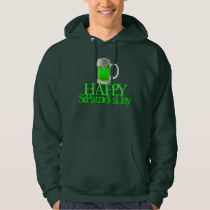 Moletom Cerveja Verde Neon Dia de São Patrício Feliz Difus