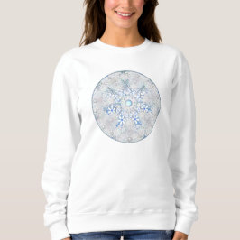 Moletom Céu azul e floco de neve cerâmico