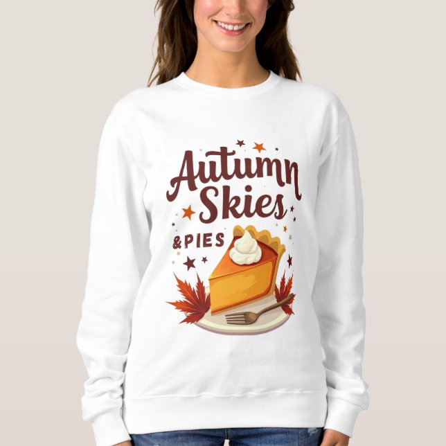 Moletom Céus de Outono e Torta Cozy Fall (Frente)
