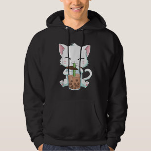 Moletom Chá-Chá-Chá-Gato-Boba-Bolhas Bebidas Pentes-De