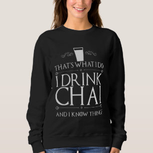 Moletom Chá Engraçado Para Indianos Desi Mulheres Chai Dri