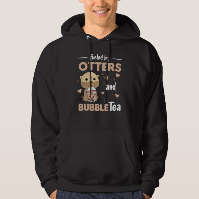Moletom Chá-Otter De Bolha Com Animais Curiosos De Chocola (Frente)
