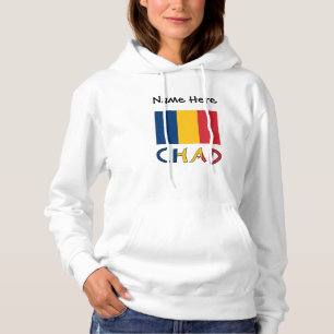 Moletom Chad e Bandeira Chadiana Personalizados
