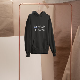 Moletom Chalaça engraçada das citações do triathlon