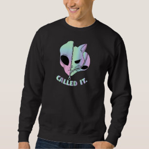 Moletom Chamado De Alienígena Cat Extraterrestre Conspiraç