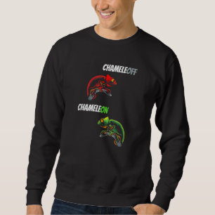 Moletom Chameleoff Chameleon Reptiles Lizard Dizendo