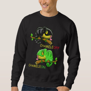 Moletom Chameleon Chameleon Lizard Piadas Répteis