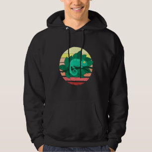 Moletom Chameleon Lizard Retro Sunset Répteis
