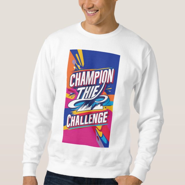 MOLETOM CHAMPIÃO O DESAFIO (Frente)