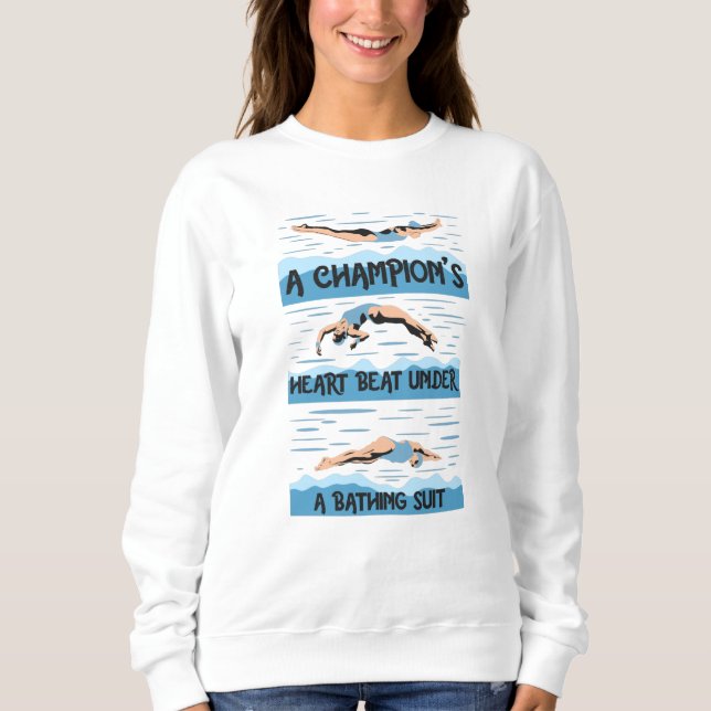 Moletom Champions Swimmer - Fato De Banho (Frente)