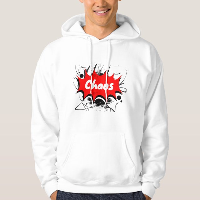 Moletom CHAOS Mode – Comic Blast Hoodie (Frente)
