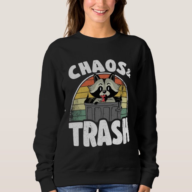 Moletom Chaos & Trash Garbage Panda  Raccoon  3 (Frente)