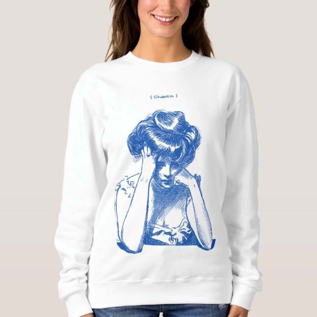 Moletom Chaotic - Estilo de Desenho Retroativo (Frente)