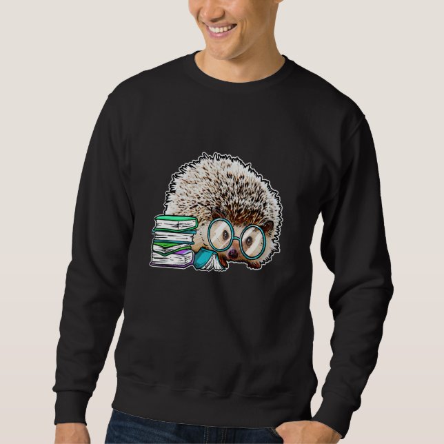 Moletom Chapéu Bonito Com Leitura De Livros (Frente)