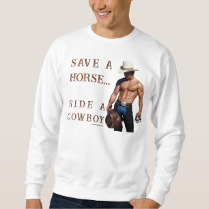 Moletom Chapéu de cowboy de palha save horse SlipperyJoe's