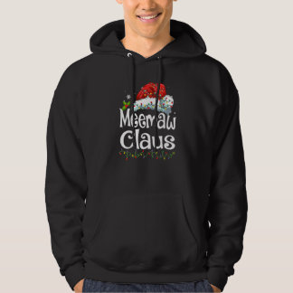 Moletom Chapéu de Natal Meemaw Claus Família de Pijama de