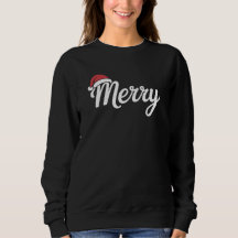 Chapéu de Natal Vermelho Preto Ousado Feliz Natal