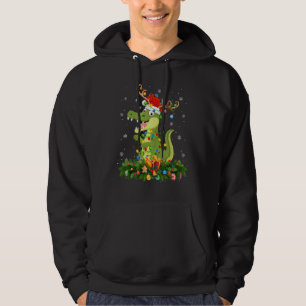 Moletom Chapéu de Rena de Natal Santa Aligator
