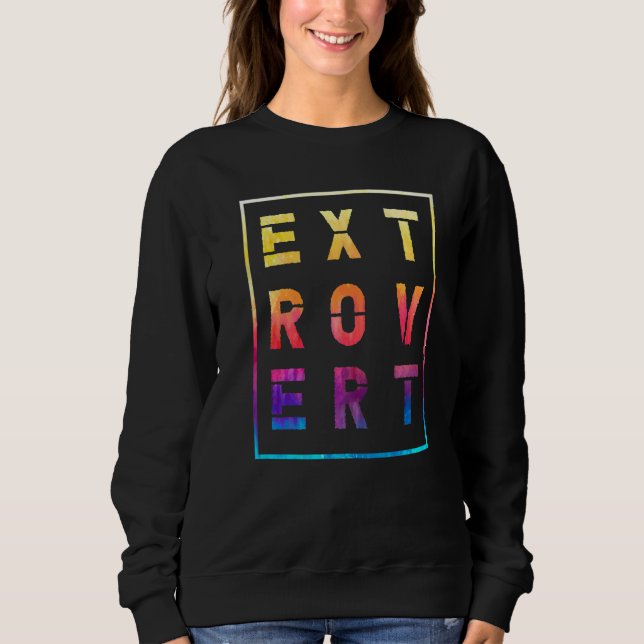 Moletom Character Friendly Behavior Extroverted Extrovert  (Frente)