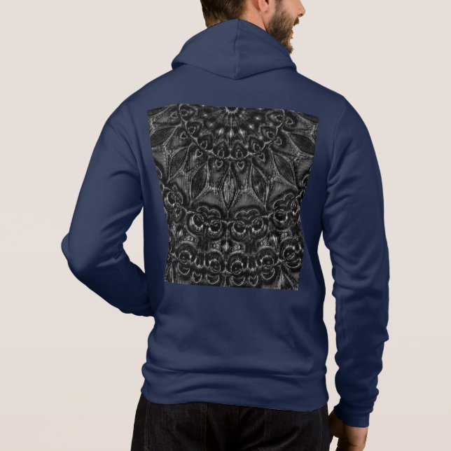 Moletom Charcarvão Mandala Hoodie (Verso)