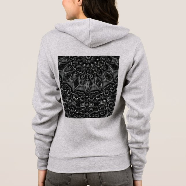 Moletom Charcarvão Mandala Hoodie (Verso)
