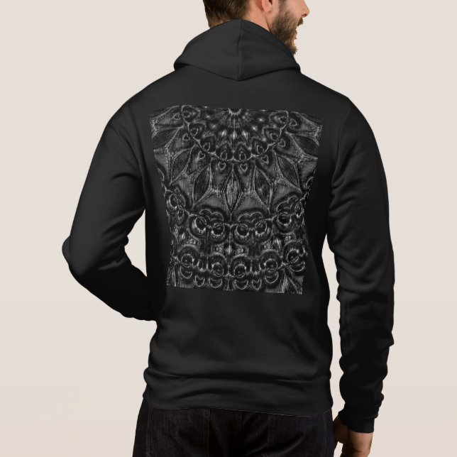 Moletom Charcarvão Mandala Hoodie (Verso)