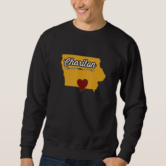 Moletom Chariton IOWA IA USA  Cute Souvenir Merch  US City (Frente)
