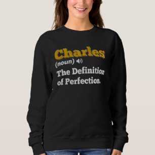 Moletom Charles Gift Name Personalizado Birthday Name Defi