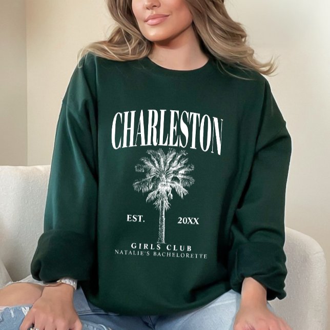 Moletom Charleston Bachelorette Custom Luxury Social Club (Criador carregado)