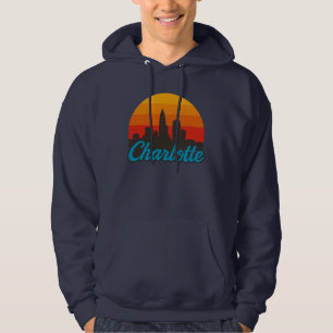Moletom Charlotte Skyline Retro Sunset - Rainha City Vinta
