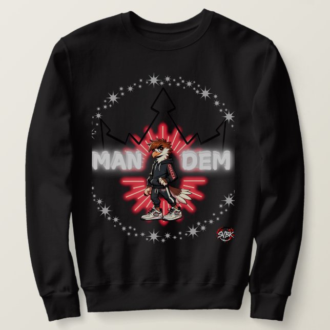 Moletom Chazza - Coleção de Mandem - SVBK- SILVERBCK (Frente do Design)