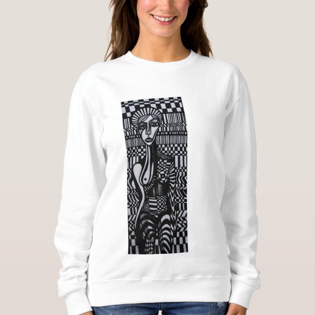 Moletom CheckerGirl Crewneck (Frente)