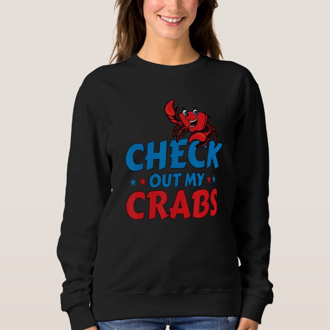 Moletom CheckOut My Crabs Shellfish Crab Crustacean Crabs (Frente)