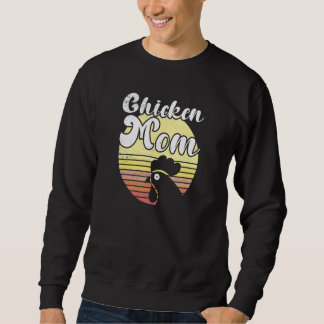 Moletom Cheeky Chicken Retro Sunset Chicken Mom Chicken He
